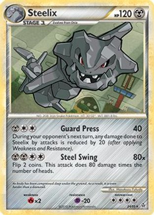 Steelix (24/95) (Theme Deck Exclusive) [HeartGold & SoulSilver: Unleashed] | Silver Goblin