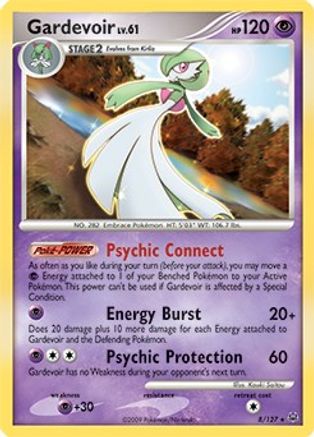 Gardevoir (8/127) (Theme Deck Exclusive) [Platinum: Base Set] | Silver Goblin