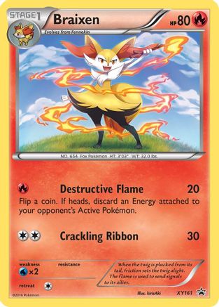 Braixen (XY161) [XY: Black Star Promos] | Silver Goblin