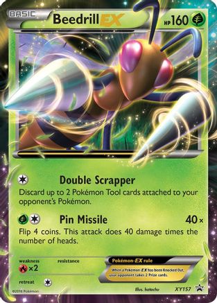 Beedrill EX (XY157) [XY: Black Star Promos] | Silver Goblin