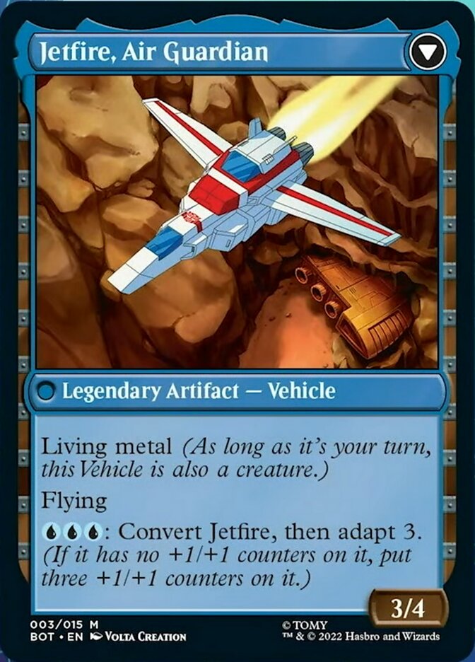 Jetfire, Ingenious Scientist // Jetfire, Air Guardian [Transformers] Foil