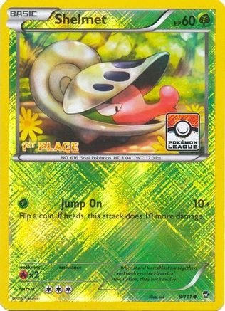 Shelmet (8/111) (League Promo 1st Place) [XY: Furious Fists] | Silver Goblin