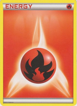 Fire Energy (2013 Unnumbered) () Holofoil - Deck Exclusives