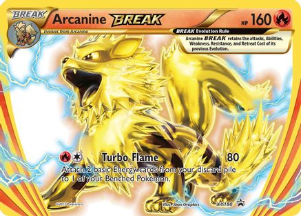 Arcanine BREAK - XY180 (XY180) Holofoil - XY Promos