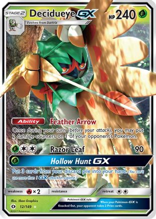 Decidueye GX (12) Holofoil - SM Base Set