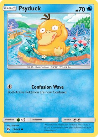 Psyduck (28) Reverse Holofoil - Sun & Moon