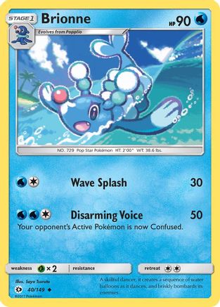 Brionne (40/149) [Sun & Moon: Base Set] Reverse Holofoil