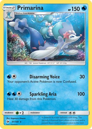 Primarina (41) Reverse Holofoil - Sun & Moon