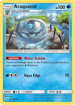 Araquanid (46/149) [Sun & Moon: Base Set] Reverse Holofoil