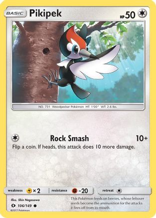 Pikipek (106) - Sun & Moon