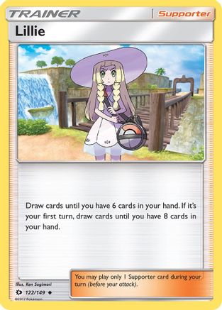 Lillie (122) Reverse Holofoil - SM Base Set