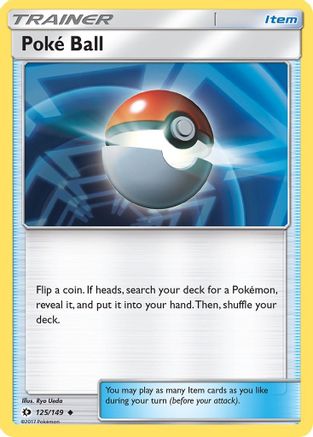 Poke Ball (125) Reverse Holofoil - Sun & Moon