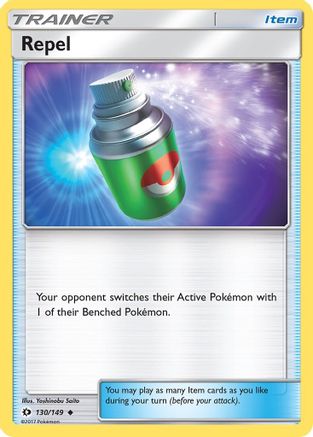 Repel (130) Reverse Holofoil - Sun & Moon