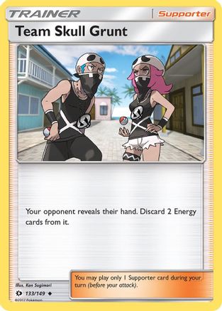 Team Skull Grunt (133) Reverse Holofoil - Sun & Moon