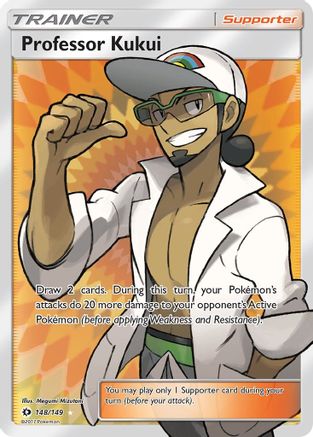 Professor Kukui (Full Art) (148) Holofoil - SM Base Set