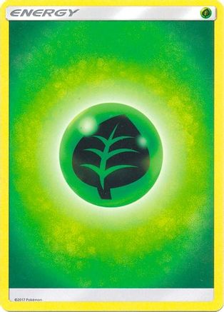 Grass Energy (Unnumbered) (164) Reverse Holofoil - Sun & Moon