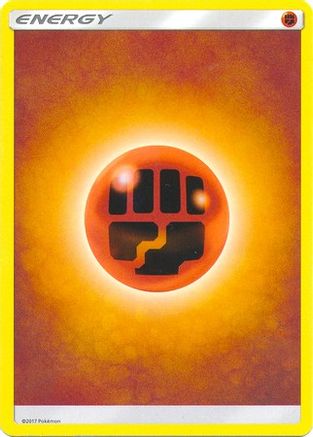 Fighting Energy (Unnumbered) (169) Reverse Holofoil - Sun & Moon