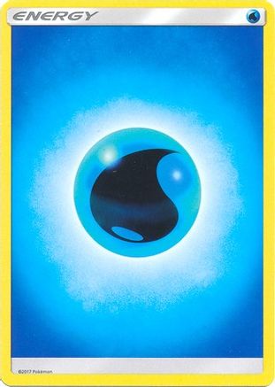 Water Energy (Unnumbered) (166) Reverse Holofoil - Sun & Moon