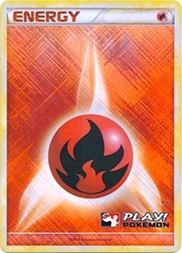 Fire Energy (2010 Play Pokemon Promo) [League & Championship Cards] | Silver Goblin