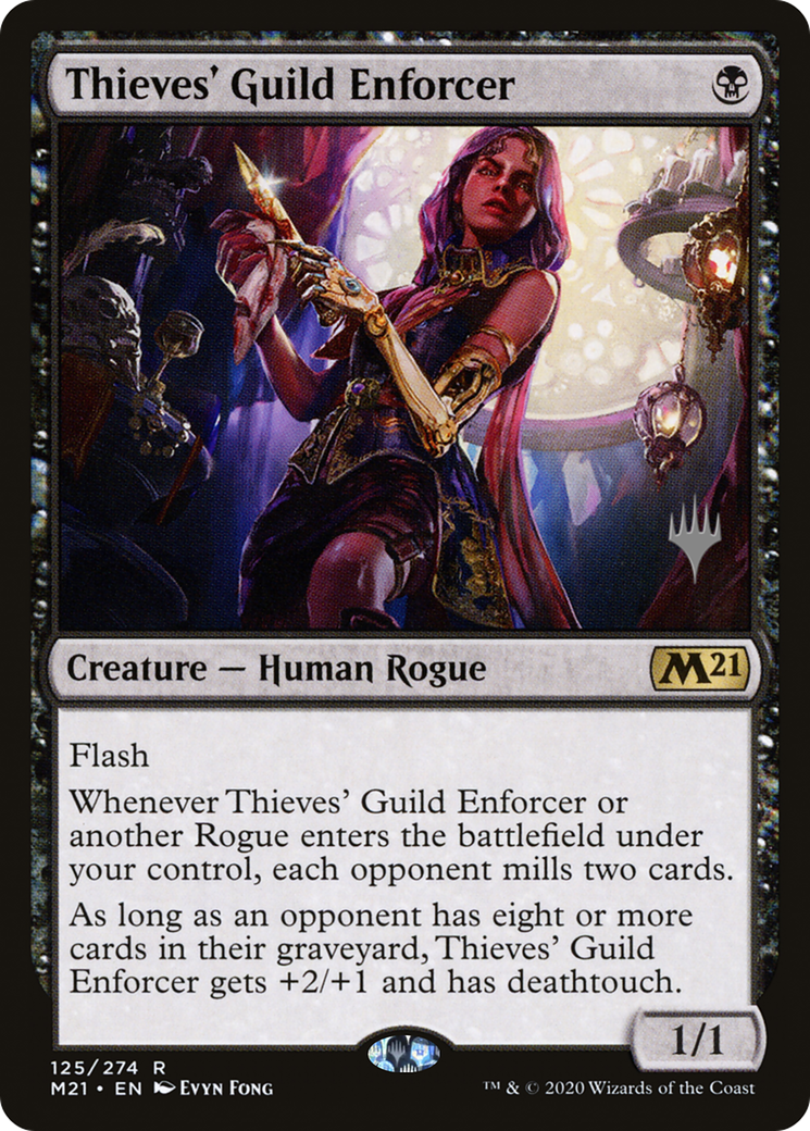 Thieves' Guild Enforcer (Promo Pack) [Core Set 2021 Promos] Foil