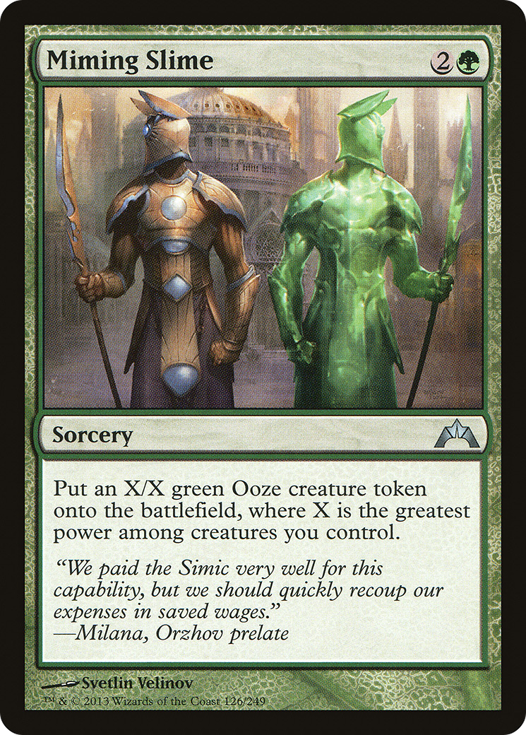 Miming Slime [Gatecrash] Foil