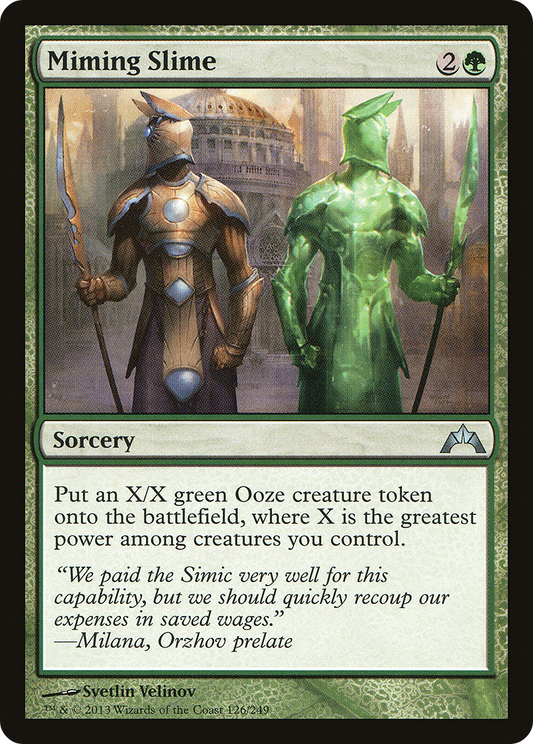 Miming Slime [Gatecrash] Foil