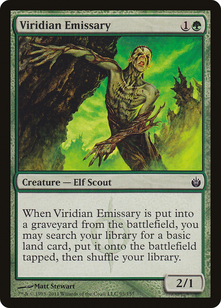 Viridian Emissary (095) Foil - Mirrodin Besieged