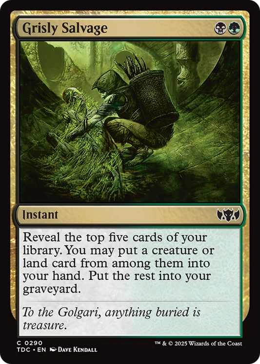 Grisly Salvage (290) - Commander: Tarkir: Dragonstorm