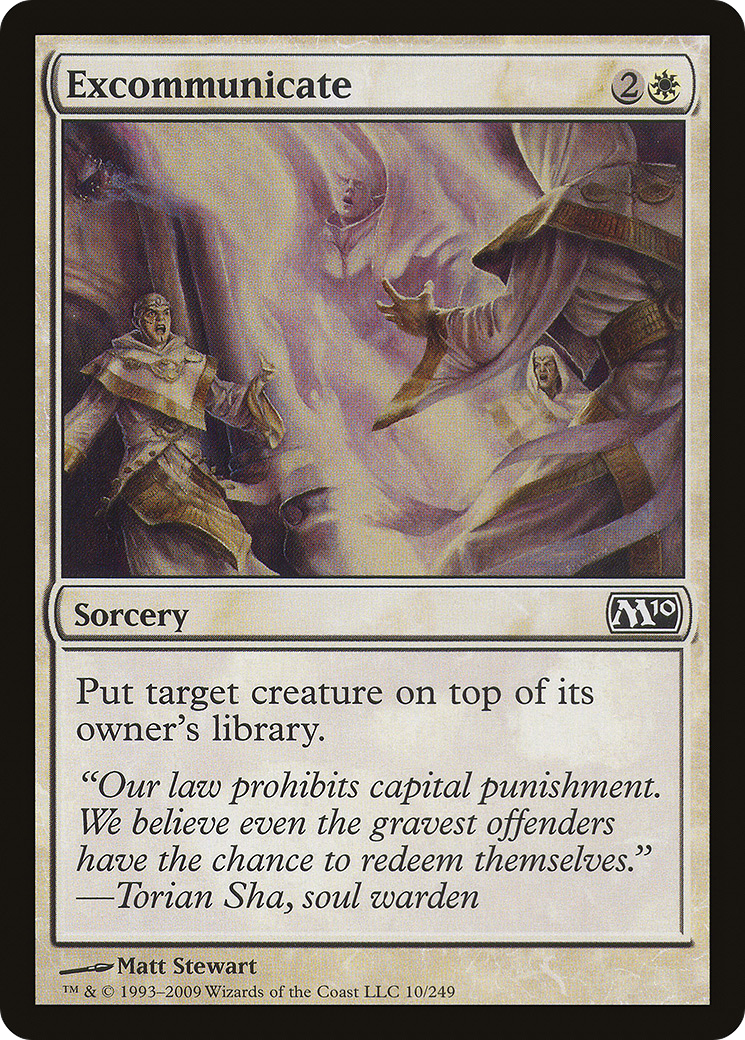 Excommunicate [Magic 2010] Foil