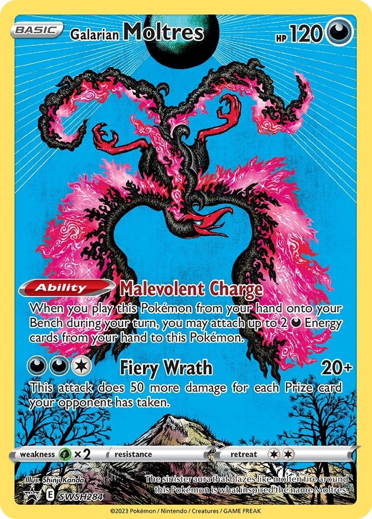 Galarian Moltres (SWSH284) [Sword & Shield: Black Star Promos] | Silver Goblin