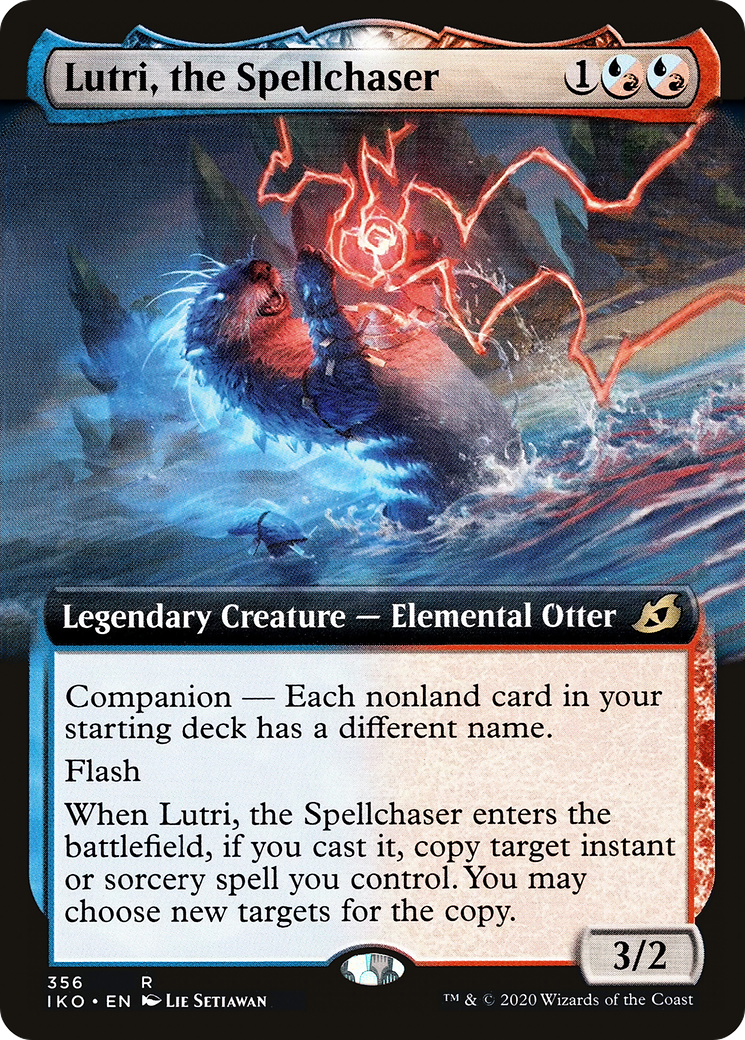 Lutri, the Spellchaser (Extended Art) [Ikoria: Lair of Behemoths] Foil