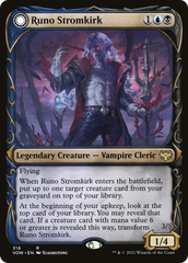 Runo Stromkirk // Krothuss, Lord of the Deep (Showcase Fang Frame) [Innistrad: Crimson Vow] | Silver Goblin