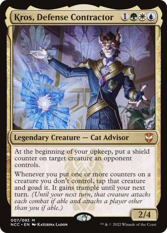 Kros, Defense Contractor [Streets of New Capenna Commander] Foil