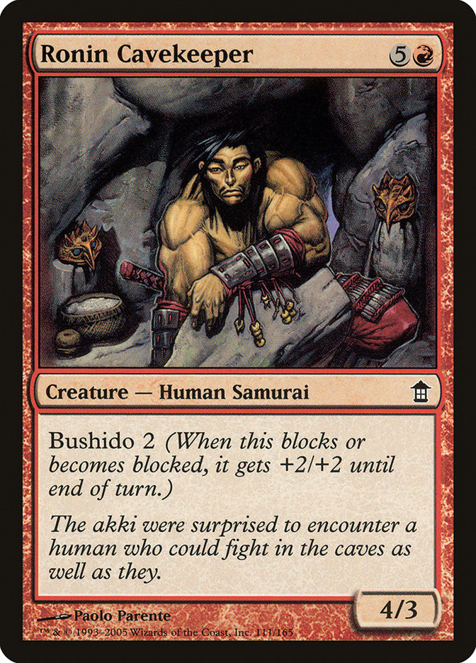Ronin Cavekeeper [Saviors of Kamigawa] | Silver Goblin