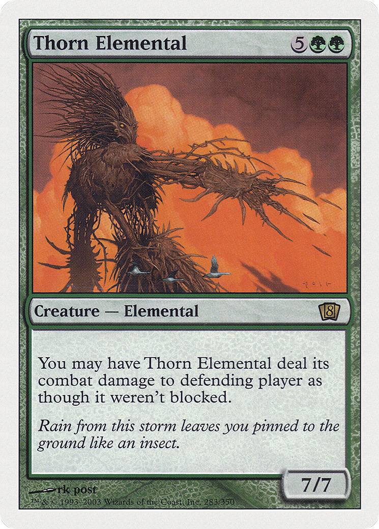 Thorn Elemental (283) Foil - Eighth Edition