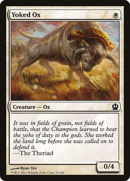 Yoked Ox [Theros] Foil