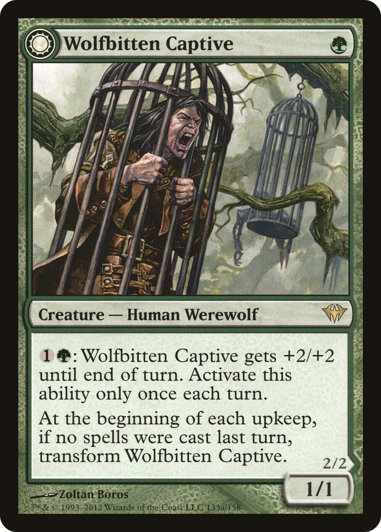 Wolfbitten Captive // Krallenhorde Killer [Dark Ascension] | Silver Goblin