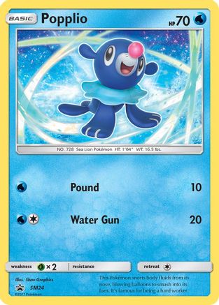 Popplio - SM24 (SM24) Holofoil - SM Promos