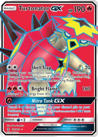 Turtonator GX (Full Art) (131) Holofoil - SM  Guardians Rising