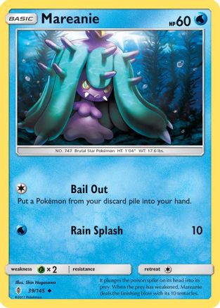 Mareanie (39/145) [Sun & Moon: Guardians Rising] | Silver Goblin