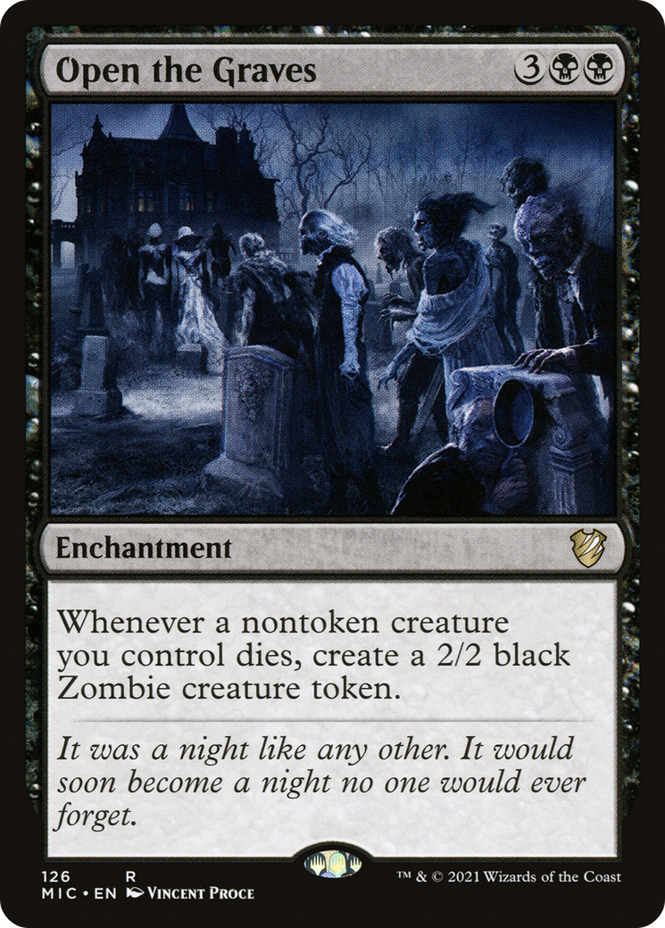 Open the Graves [Innistrad: Midnight Hunt Commander] | Silver Goblin