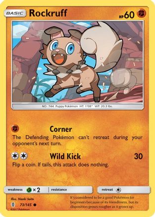 Rockruff (73) Reverse Holofoil - Guardians Rising