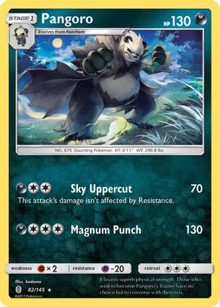 Pangoro (82/145) [Sun & Moon: Guardians Rising] | Silver Goblin