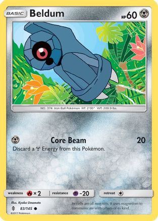 Beldum (83/145) [Sun & Moon: Guardians Rising] | Silver Goblin