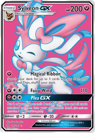 Sylveon GX (Full Art) (140) Holofoil - SM  Guardians Rising