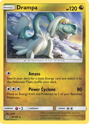 Drampa (97) Reverse Holofoil - Guardians Rising