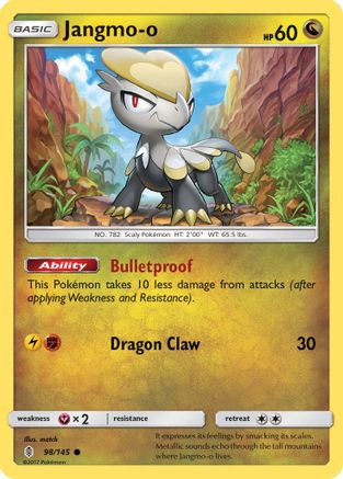 Jangmo-o (98) Reverse Holofoil - SM  Guardians Rising