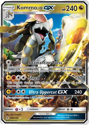 Kommo-o GX (100) Holofoil - Guardians Rising
