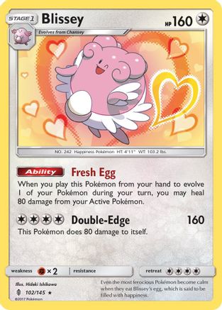 Blissey (102/145) [Sun & Moon: Guardians Rising] | Silver Goblin