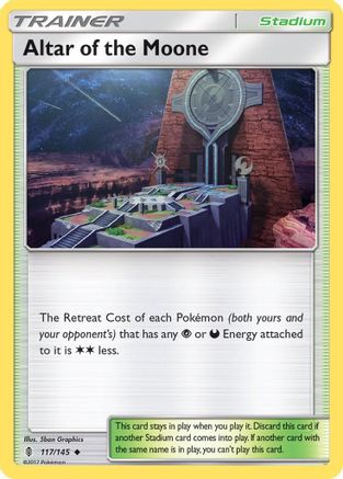 Altar of the Moone (117/145) [Sun & Moon: Guardians Rising] | Silver Goblin